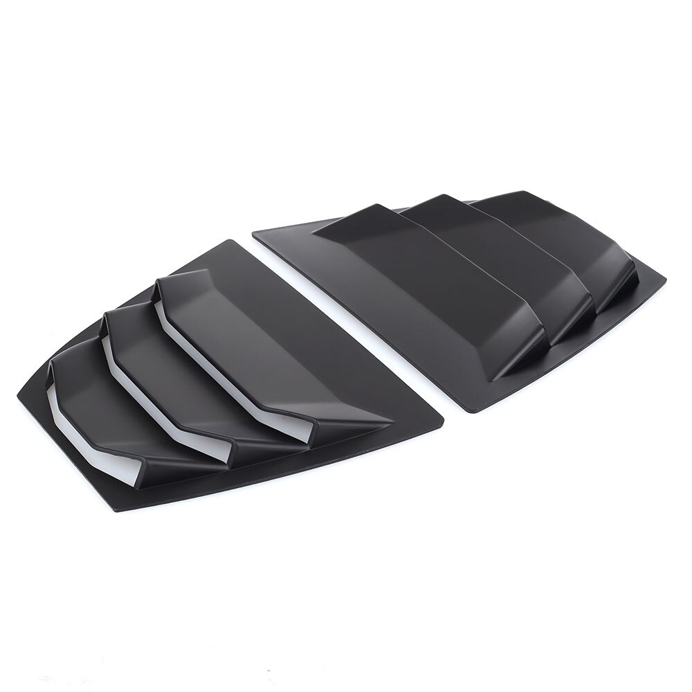 Persienne couverture garniture évents fenêtre persienne couverture véhicule Exerior 18.5 Cm X 22.3 Cm noir Stable côté persiennes couverture