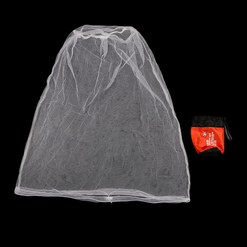 Anti mosquito bug abelha inseto malha chapéu cabeça rosto proteger net capa viagem acampamento protetor equipamentos de acampamento com 1 saco armazenamento: Cinza escuro