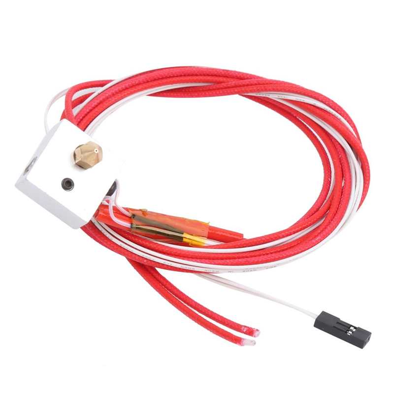 threaded inserts stainless steel insert for hardware repair tools Extruder Assembled MK8 End Kit Heating Tube Nozzle Set