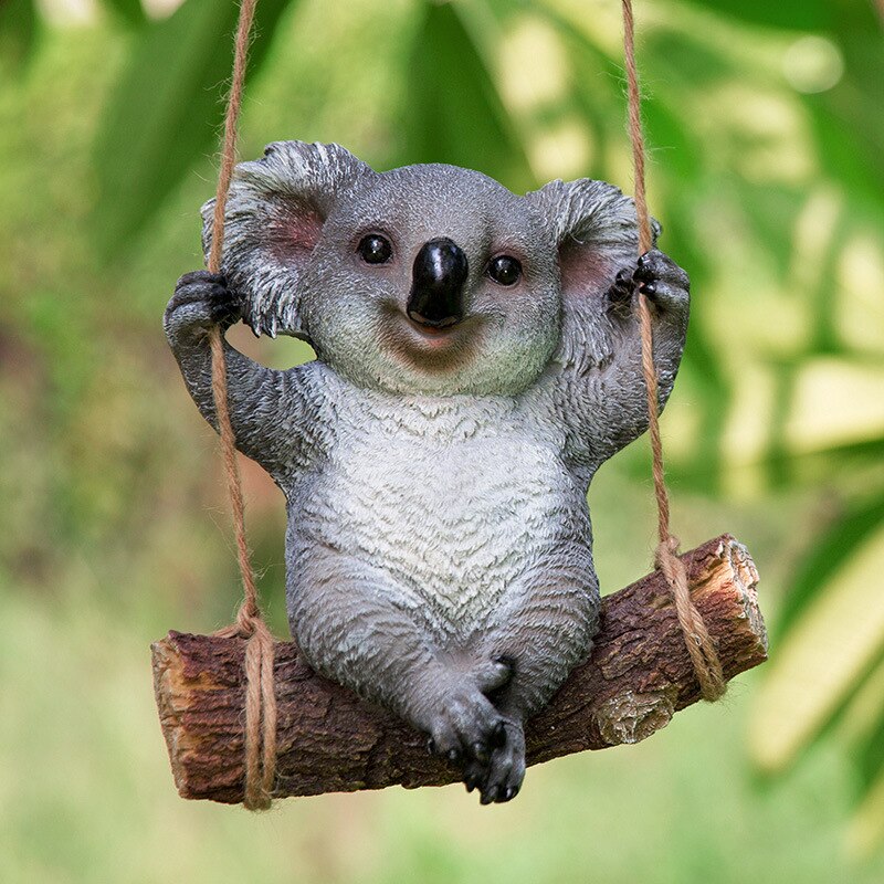 Schattige tuindecoratie, buitenversiering, simulatie van dierensculptuur, panda, koala, knutselwerkjes, woonaccessoires, speelgoed voor kinderen: Koala
