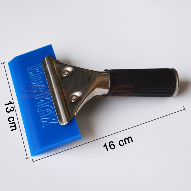 EHDIS BlueMax Handle Rubber Squeegee House Car Cleaning Tools Window Tint Tools Glass Kitchen Water Wiper Remover Ice Scraper