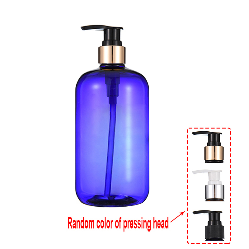 500Ml Badkamer Shampoo Douche Flessen Hervulbare Zeepdispenser Druk Dispenser Met Aparte Label Stickers: B