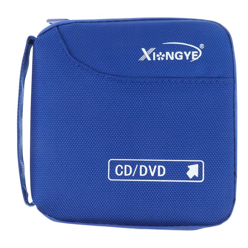 Sac de rangement résistant aux chocs pour CD et DVD, organisateur de CD Premium, organisateur de CD Durable: Blue