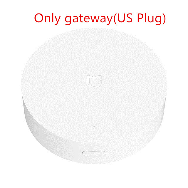 Xiaomi novo multimodo casa inteligente gateway zigbee, wifi, bluetooth, em malha, hub, funciona com mijia, app, apple homekit, hub: Original US plug