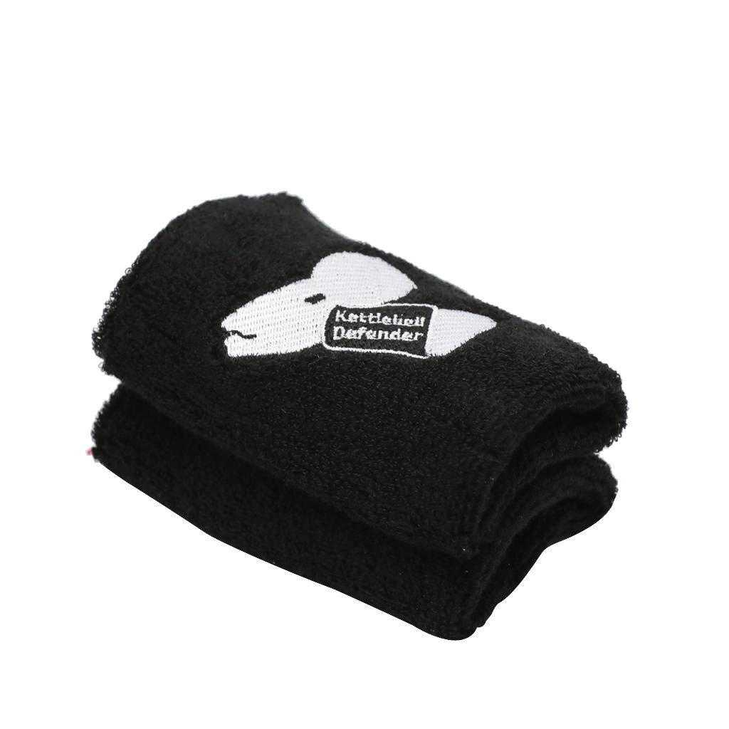 1 Pair Black Athletics Kettlebell Wrist Guards Defender Brace Protector Wrap