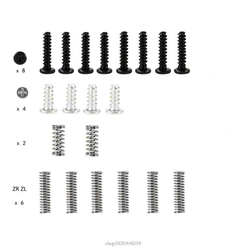 Jeu complet de ressorts de vis de remplacement pour Console Nintendo Switch, Joy-Con NS, outils de réparation Ja15 21, directe: D