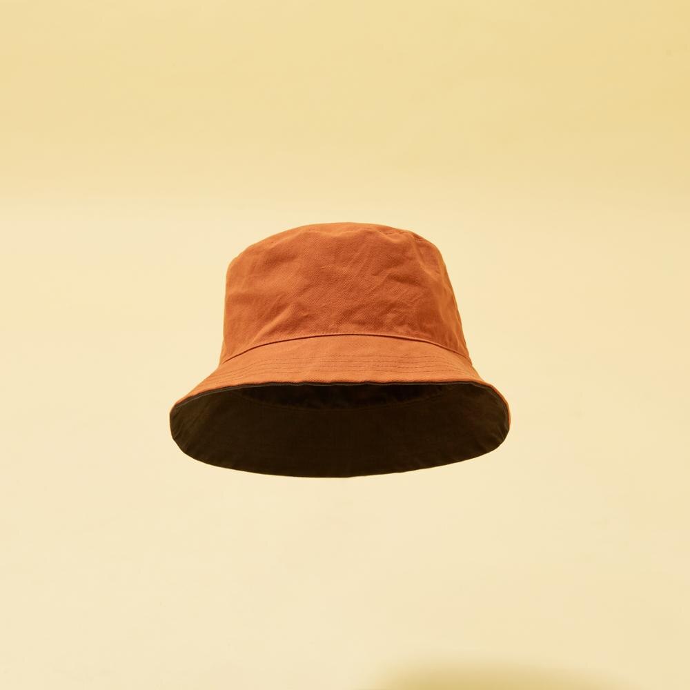 Metersbonwe lente koppels unisex opvouwbare emmerhoed vrouwen outdoor zonnebrandcrème katoen één pet twee draag hoeden