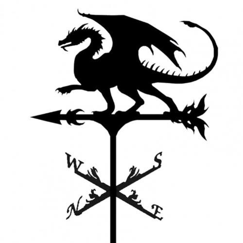 Veleta-indicador de dirección del viento para montaje en techo de granja, Kit de acero inoxidable, soporte para jardín al aire libre, giratorio de velocidad del viento: 5