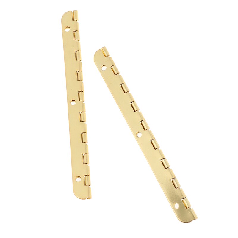 2PC Long Metal Hinges For Furniture Cabinet Wooden Box Antique Decorative Hinges Furniture Fittings Hardware