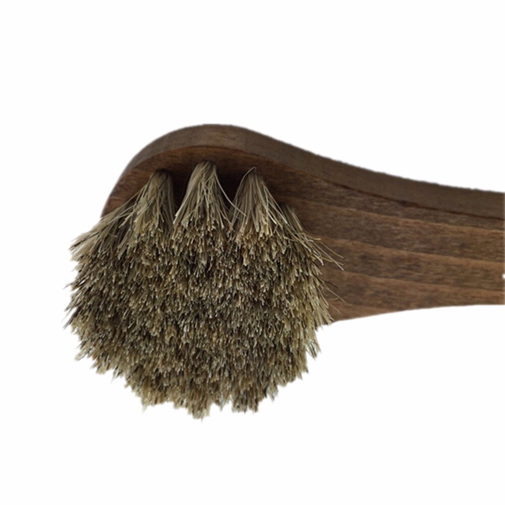 1Pcs Wooden Long Handle Shoe Brushes For Boot Polish Applicator Polish Dauber Shoe Cleaner