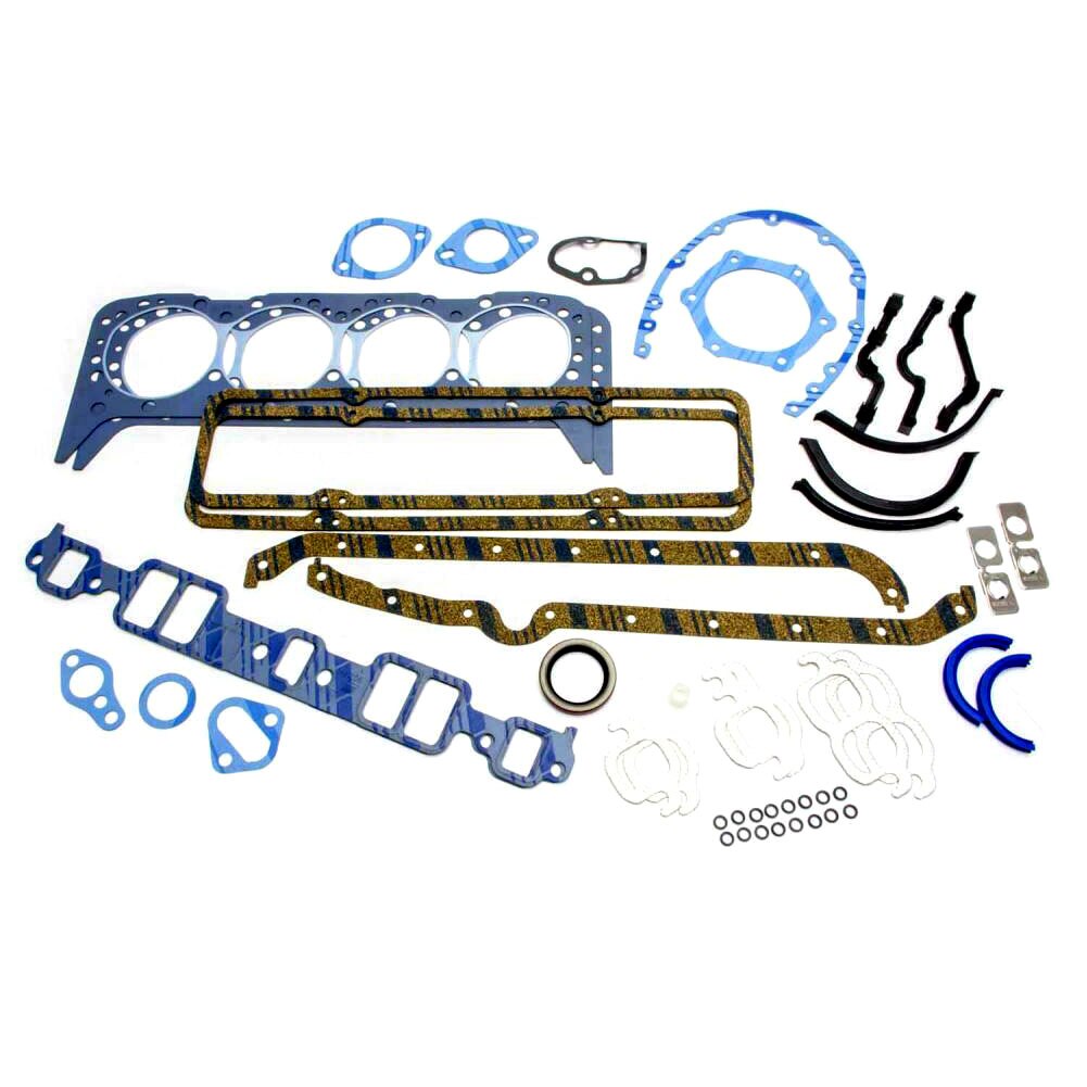 Direct Fit Overhaul Gasket Set Engine Rebuild Intake Exhaust Full Replacement Seals Parts Durable Automobile Iron For Chevy 350