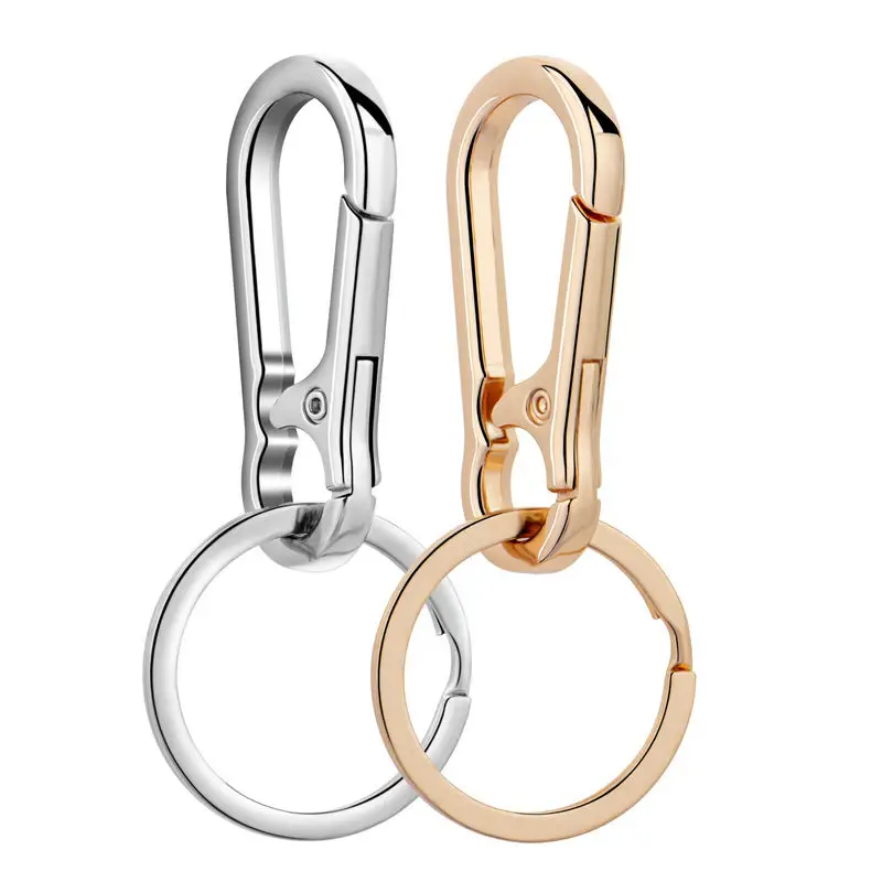 Metal Carabiner Clip Keychain Carabiner Shap Keyring Key Chain Ring Clip Holder Organizer for Home Car Keys Key Finder Women Men