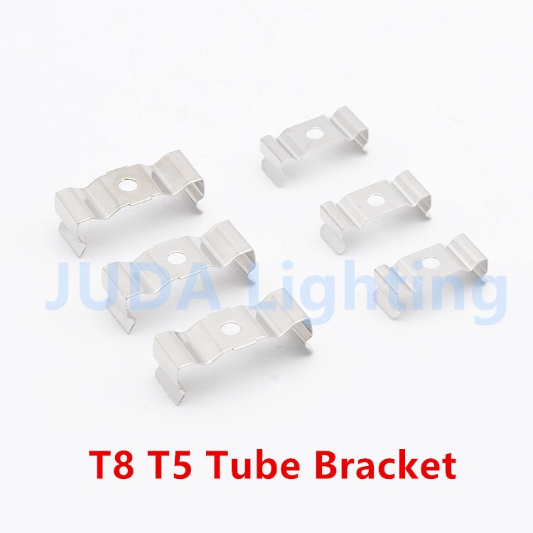 T8 beugel T5 buis lamp beugel sluiting ijzer deel LED buis beveiligen clip LED geïntegreerde fluorescerende T4 buis licht gesp klem