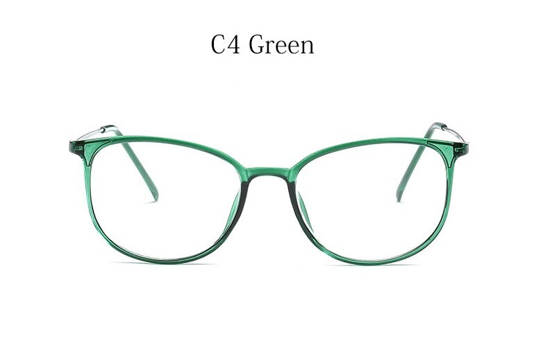 Monturas para gafas vintage monturas para gafas de gato para mujer, monturas para gafas claras de , monturas para gafas de mujer: C4 Green