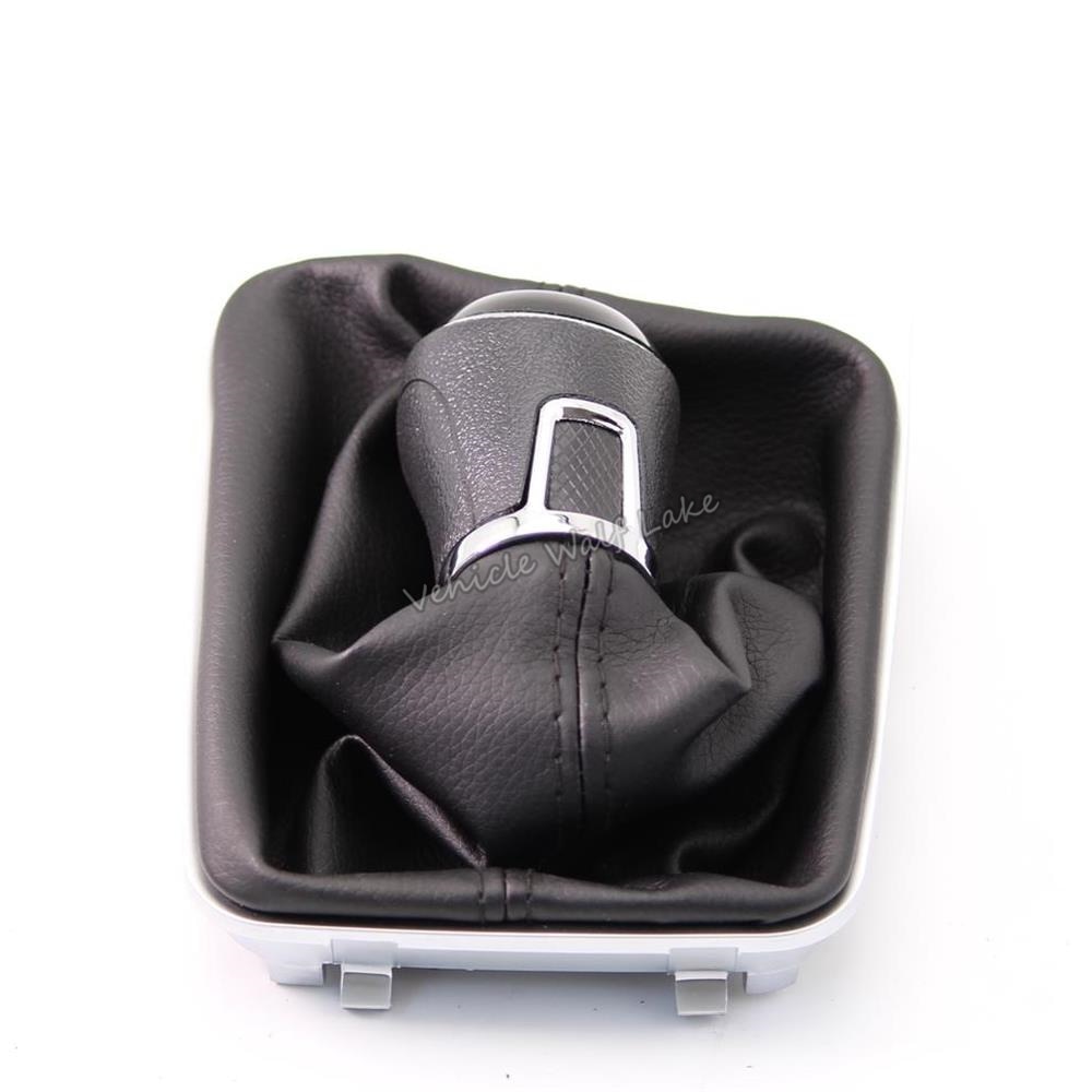 Pour VW Golf 7 A7 MK7 GTI GTD Voiture 5 Vitesses Levier De Vitesse Niveau Pommeau de levier de vitesses EN CUIR PU Couverture