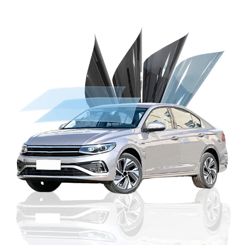 Hir 100%  leveä 70/75/80cm ikkunan tummennuskalvo auton aurinkosuojakalvo 2 mil nano-keraamiset kalvot uv-auton ikkunakalvo tarrakalvot 5% ~ 75% volttia