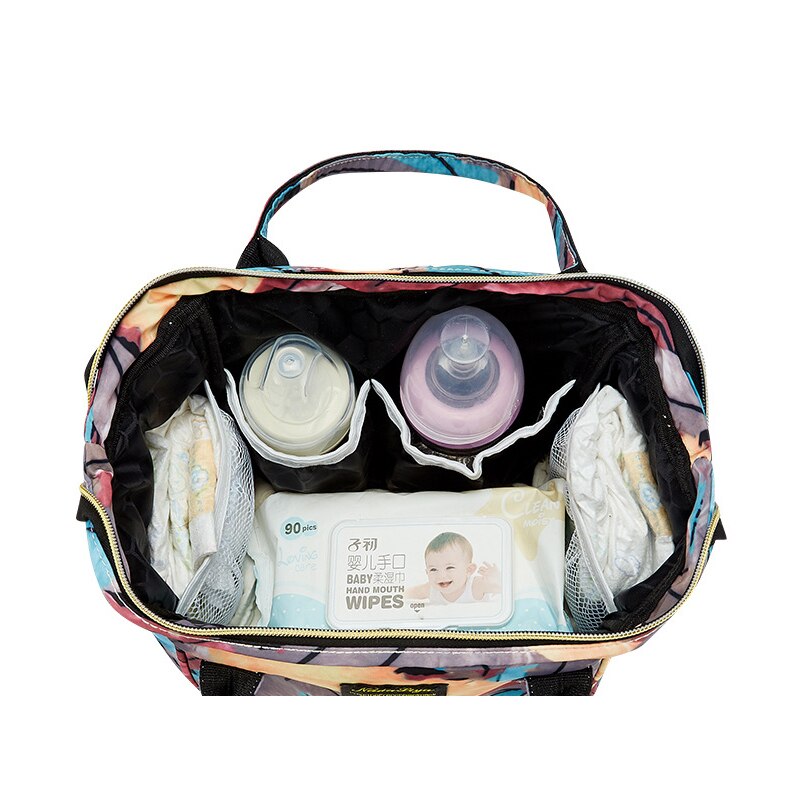 Luiertas mummie zwangerschapstas voor babyspullen kleine beer waterdichte kinderwagen organizer baby luier verschonen rugzak voor mama