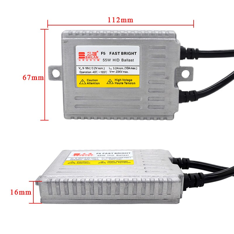 Hidlt 1pc 55w f5 ac gjemte seg xenon ballast hurtigstart digital blokker reaktor til bil gjemte seg xenon frontlykt sett  h1 h3 h7 h11 9005 9006
