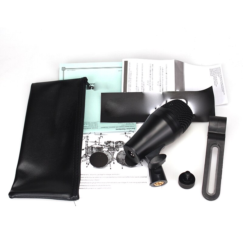 Professionele Shure PGA52 Pga 52 Drum Instrument Microfoon Cardioid Mike Dynamische Percussie Microfoon Voor Drum Bass Live Stage Studio