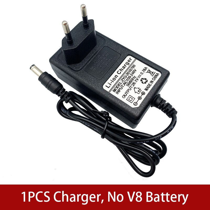 per Dyson V8 sostituzione batteria aspirapolvere portatile da pavimento 21.6V 98000mAh caricabatterie senza fili per batterie Li-ione ricaricabile: 26.1 V caricabatterie