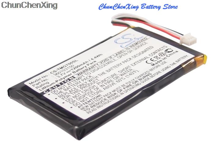 Cameron sino 1200 mah batterij 360103150 voor tomtom  go 7000, go 7000 hd
