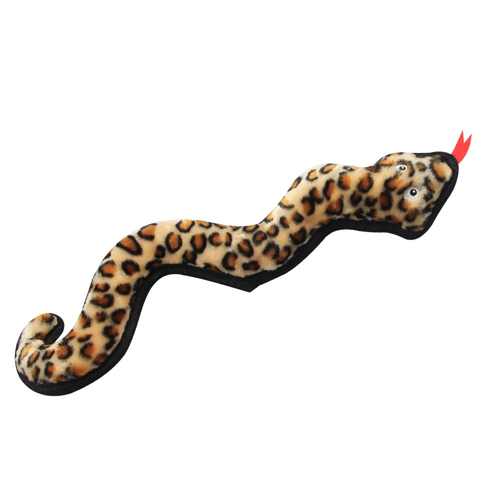 Teeth Clean Pet Supplies Bite Puppy Durable Sound Plush Animal Dog Toy Snake Shape Chew Funny Squeaky Portable: Default Title