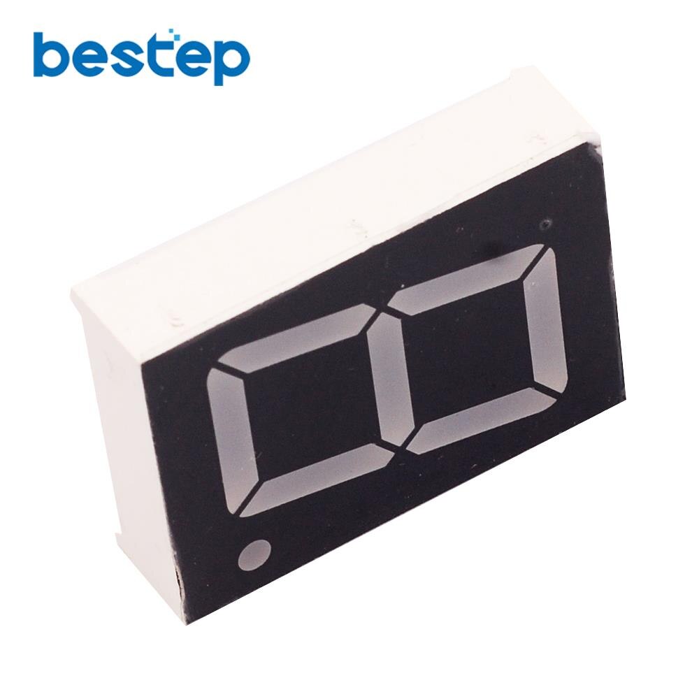10PCS 1Bit Digital Tube 7 segment 1.2" inch Red LED Display Common Anode