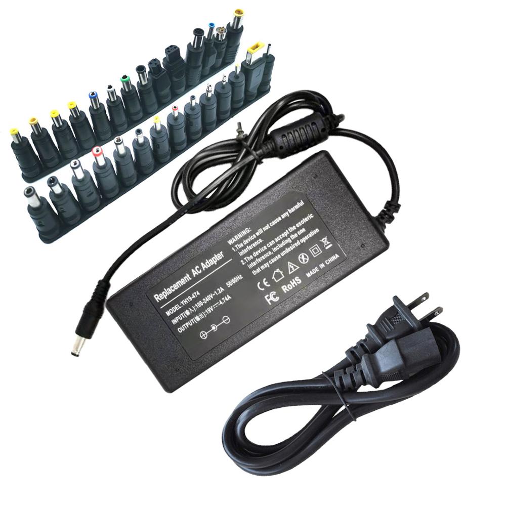 19v 4.74a 90w universaladapter lader til acer asus dell hp lenovo samsung toshiba laptop 18.5v 19.5v 20v: 19 v 4.74a oss