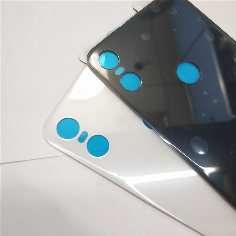 Voor Motorola Moto Een P30 Spelen XT1941 Terug Glazen Behuizing + Lijm Achter Kristallen Paneel Plaat Batterij Deksel Shell voor Moto Een