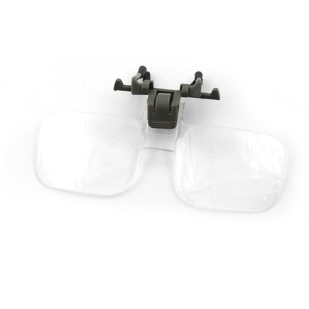 Magnifier Clip On Glasses Magnifying Glasses Eyeglasses Watch Repair Tool
