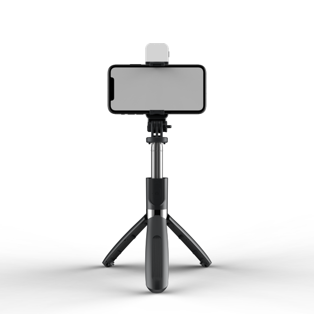 Ruzsj Opvouwbare Statief Monopod Selfie Stok Bluetooth Met Draadloze Knop Sluiter Selfie Stick Met Led Voor Ios/Android/xiaomi: Default Title