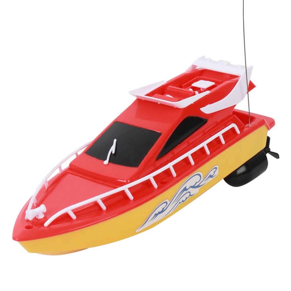 RC Boat Kids Toy Super Mini Speed Remote Control Ship 2 Colors 20M High Performance Electric Boats Toys For Children Barco: Red
