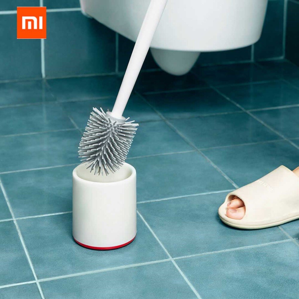 Xiaomi Mijia YJ Floor-standing Set with Base Toilet Cleaning Tool Long Bathroom Brush Toilet Brushes for Toilet WC Accessories