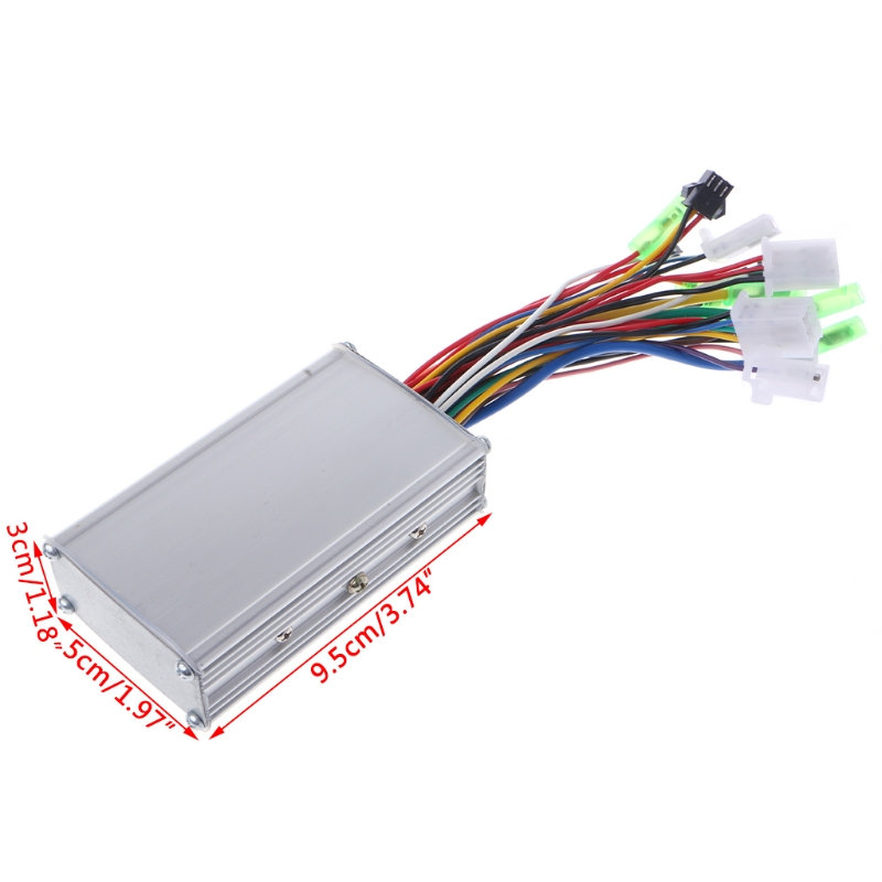 Ootdty Dc 24/36V 250W Borstelloze Regulator Speed Controller Scooter E-Bike Elektrische Motor