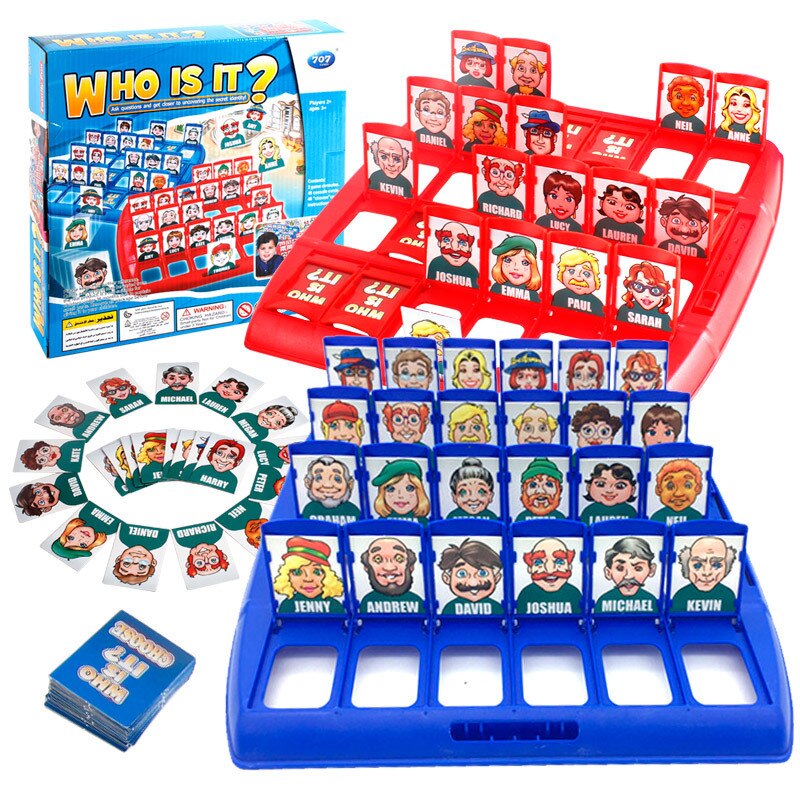 Wie Is Het Board Game Memory Training Familie Ouder-kind Interactief Educatief Gissen Kindje Desktop Grappig Spel