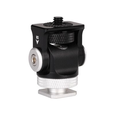 Shoe Verstelbare Mount Monitor Flash Adapter Microfoon Beugel Houder Voor Video Camera Fotografie Voor Canon Nikon Sony