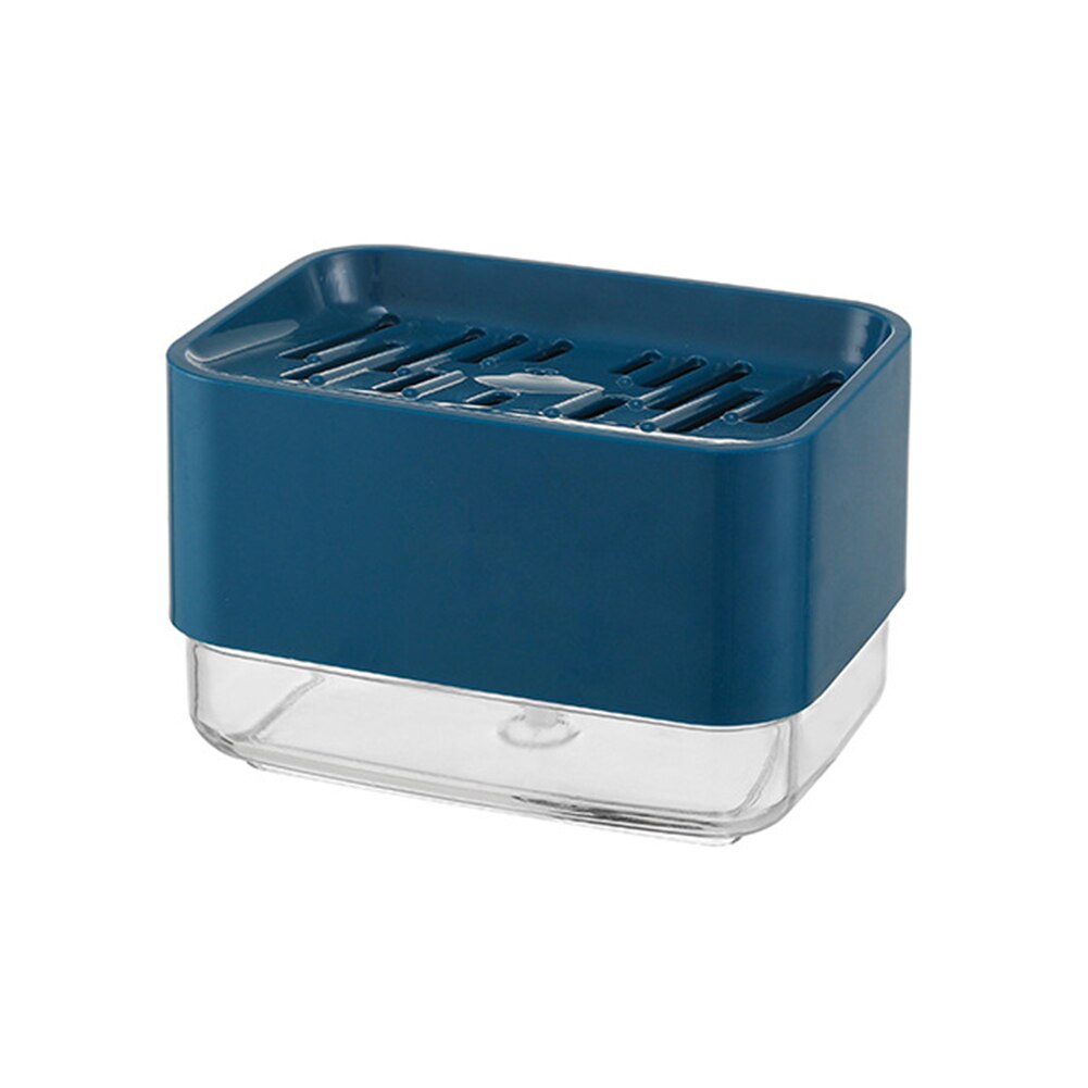 2 In 1 Tidy Practical Kitchen Sink Dish Washing Storage Liquid Countertop Hand Pump Organizer Sponge Holder Soap Dispenser