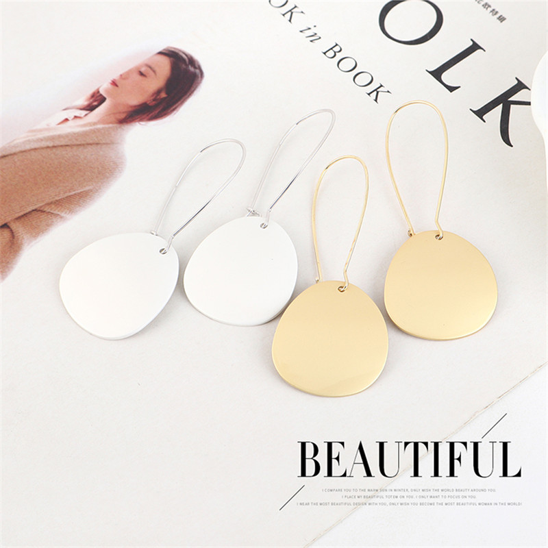 MS Betti Concise perla estrella pendientes chaqueta mate color oro S925 pin Nueva joyería directo de fábrica