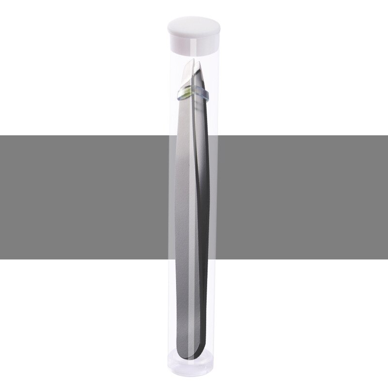 1PC Eyebrow Tweezers Eyelash Extension Sticker Volume Tweezers Bulk Accessories Stainless Steel Lash Tweezer Makeup Tools: With tube5