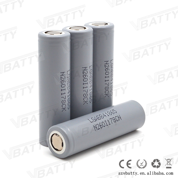 1 st Originele 3.7 v 18650 B4 oplaadbare batterij 2600 mah li-ion onbeschermde voor LG chem 18650B4 mobiele vs sanyo 2600 & icr18650-26f