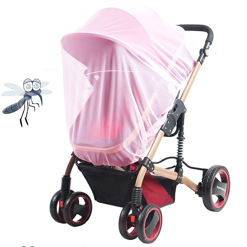 Kinderwagen Wandelwagen Mosquito Insect Net Pasgeboren Baby Kinderwagen Netting Wieg Winkelwagen Klamboe Kinderwagens Accessoires