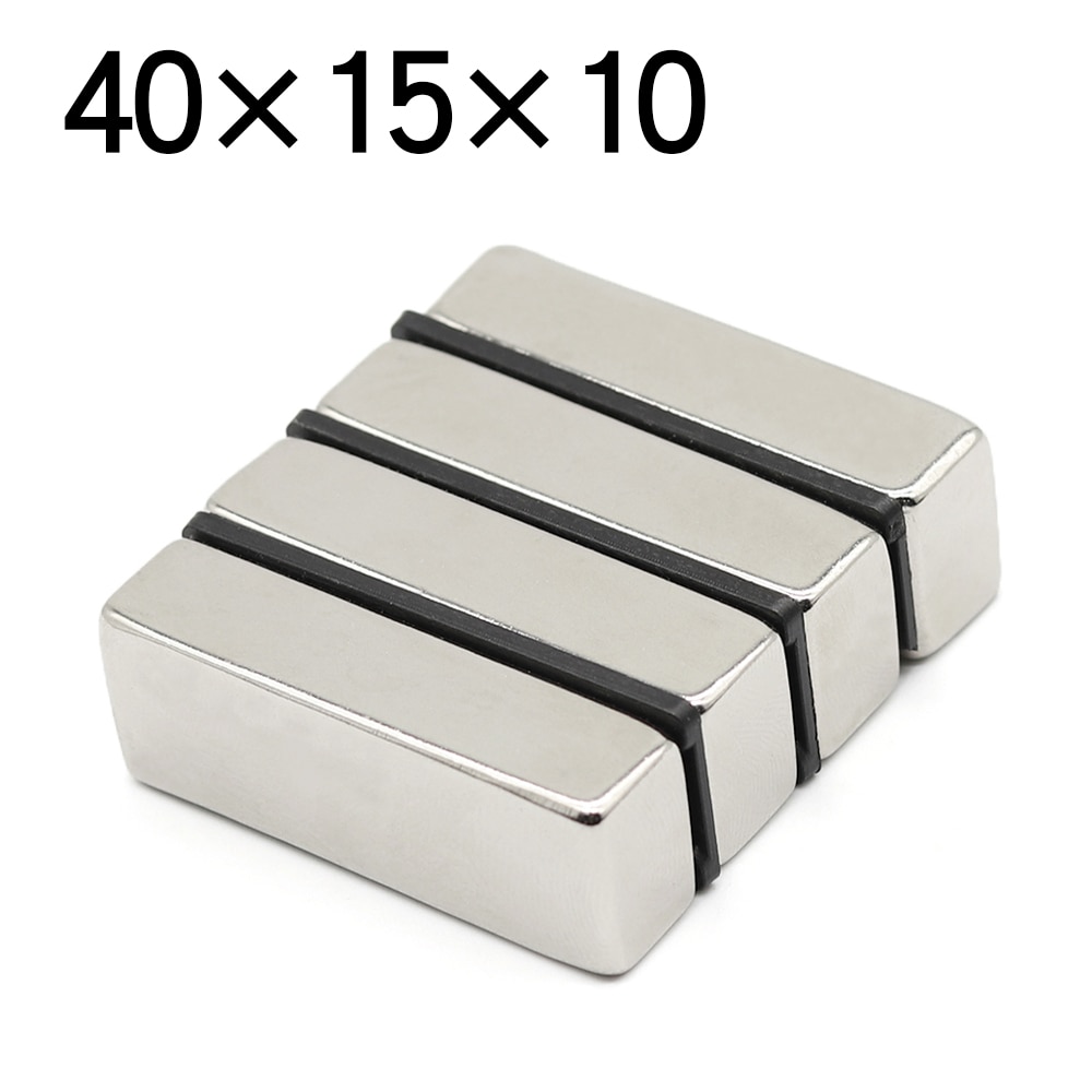 20 Magneti Al Neodimio EarthMag 10x10x5 Mm N45 - Blocco Quadrato 4,5 Kg Di Forza