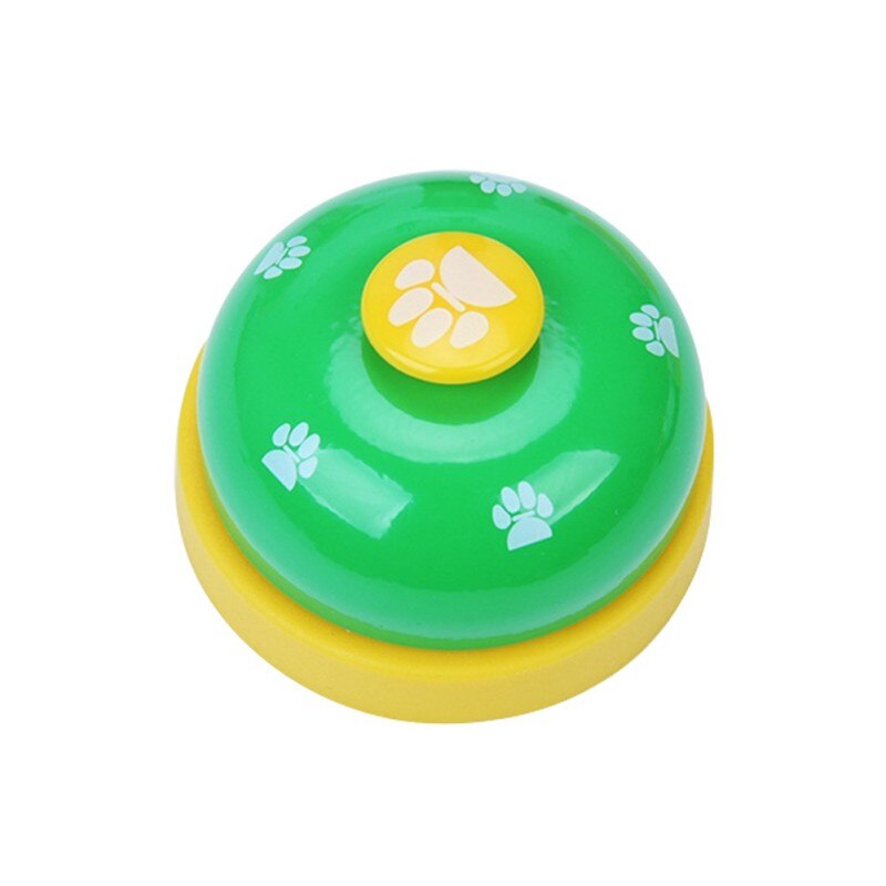 Kæledyr klokkehund kugleformede poter trykt måltid fodring pædagogisk legetøj hvalp interaktivt træningsredskab leverer 6 farver: Grøn
