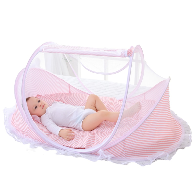 0-3Y Baby Mosquito Net Newborn Babies Bed Cot Ger Type Mosquito Netting for Children Folding Portable Tent Kid Room Decor Canopy