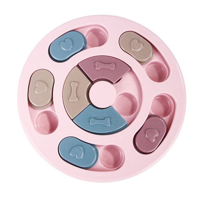 Dog Puzzle Toys Puppy Puzzles Interactive Dog Toys for IQ Games &amp; Mental Enrichment Slow Food Bowl Dog Training Feeding: B2