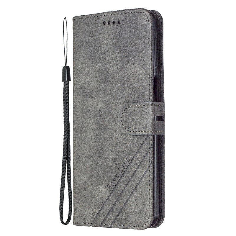 Redmi9T Etui Op Voor Xiaomi Redmi 9 T Case Wallet Magnetische Leather Cover Na Voor Redmi9 T J19S 6.53 Inch flip Telefoon Coque: GRAY