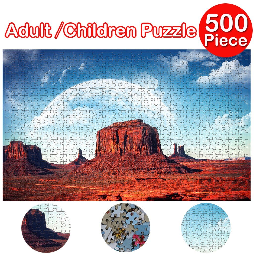 500 Piece Large Puzzle Game Adults Puzzles for children Interesting Toys brinquedos jigsaw puzzle игрушки для девочек: C