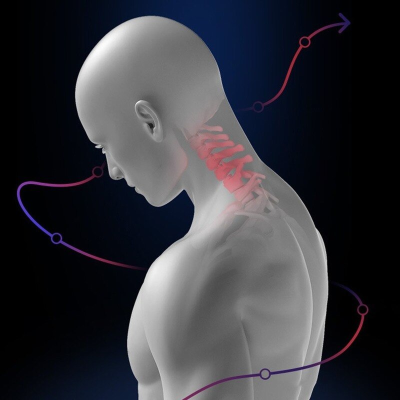 Oreiller relaxant de chiropratique pour le cou et les épaules, dispositif de Traction du cou, soulage la douleur et le Massage de la colonne cervicale