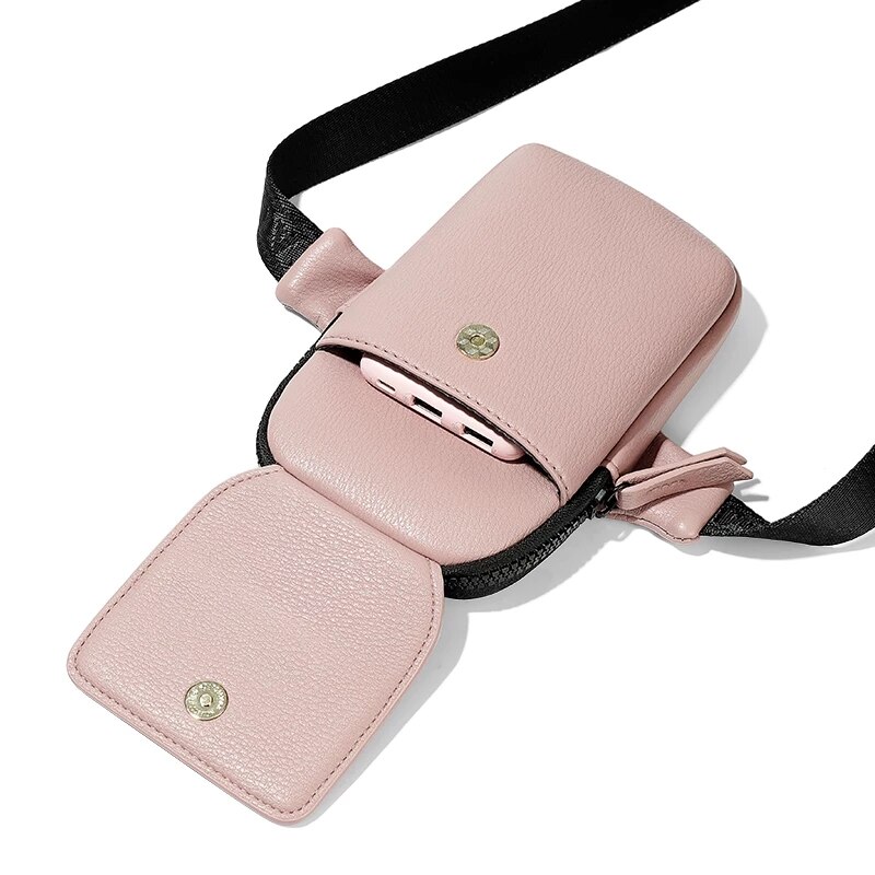 Bolso cruzado de para mujer, mochila de pecho con cinturón de estilo Hip Hop, Mini riñonera femenina de cuero PU con bolsillo para teléfono