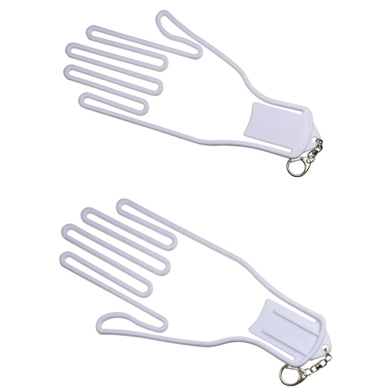 Golf Glove Holder With Key Chain Plastic Glove Rack Dryer Hanger Stretcher Golfer Tool Gear accessories multi-color: OY0826W